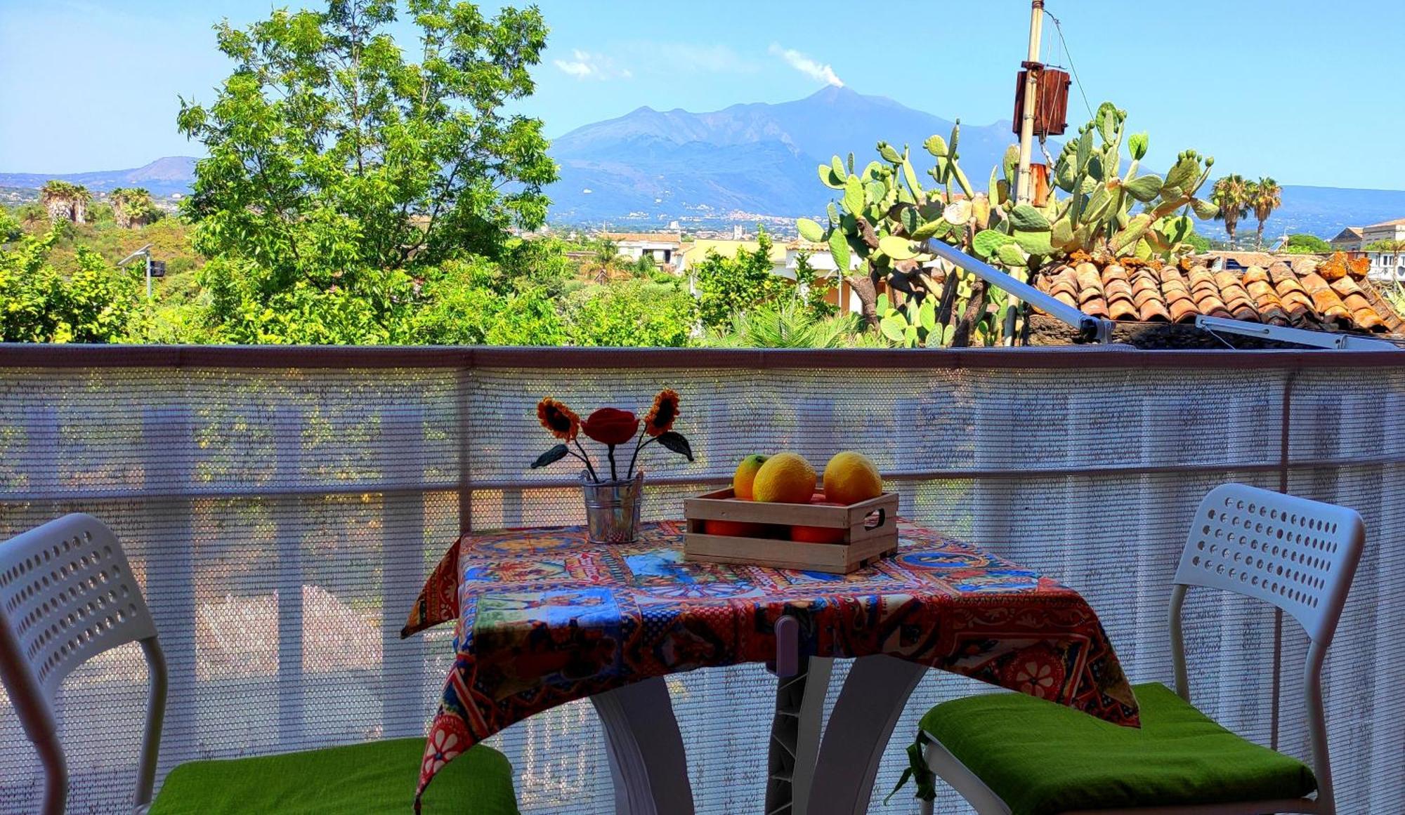 Casa Del Sole Con Vista Sull'Etna A 200 Mt Dal Mare Villa Acireale Bagian luar foto